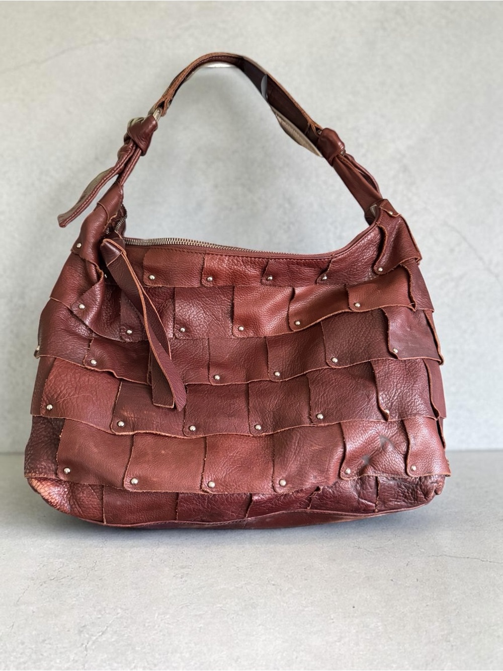 B Makowsky Genuine Leather Hobo Bag - in great shape, clean inside.